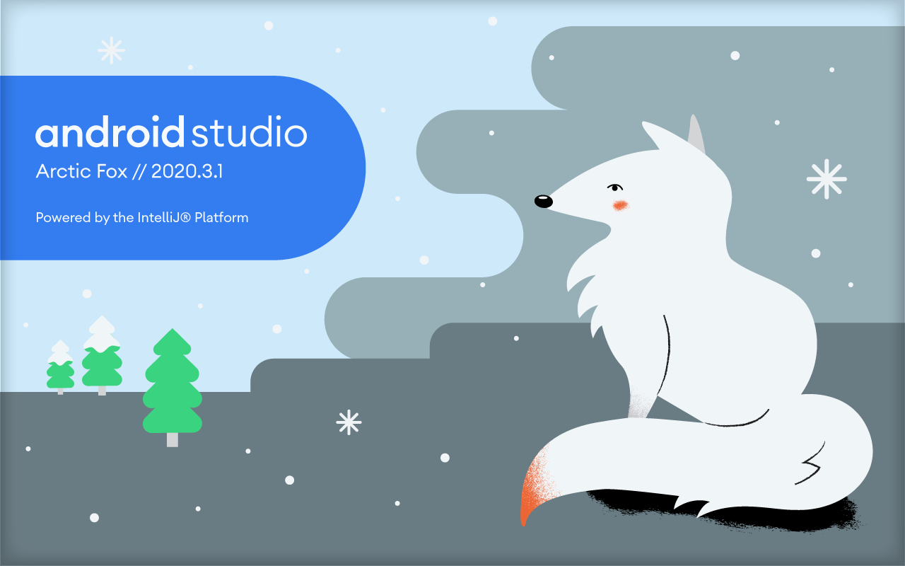 △ Android Studio Arctic Fox 启动画面
