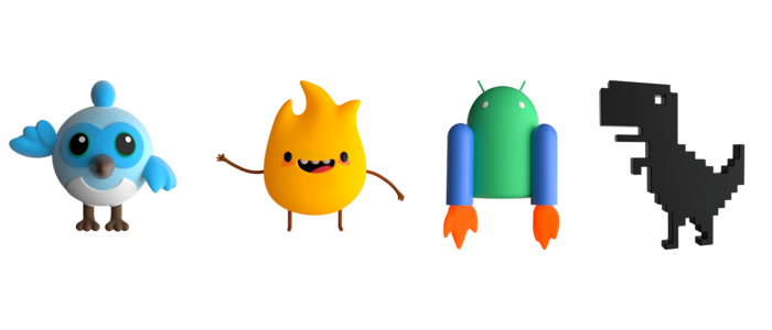 Flutter on X: 🕹🤗 Join Sparky, Dash, Dino, and Android Jetpack