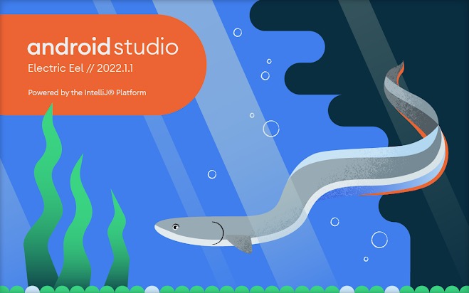 △ Android Studio Electric Eel 启动画面